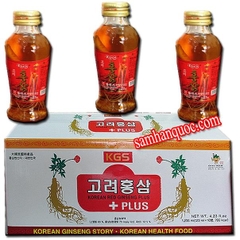 Nước Hồng Sâm KGS có củ cao cấp hộp 10chai (NTL5)