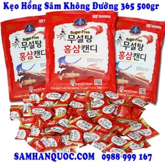 TPCN: Combo Kẹo Không Đường 500g Bao Đỏ 365 HÀN QUỐC