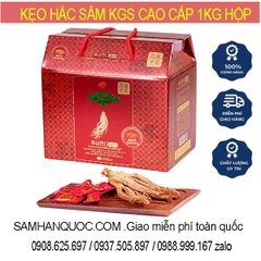 Kẹo Hắc Sâm KGS 1000G Thượng Hạng Hộp 4 túi x 250g