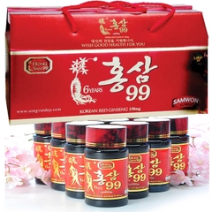 [date mới 9.2020] Hồng Sâm 99 cao cấp Samwon của DongWon 10 Chai x 75ml