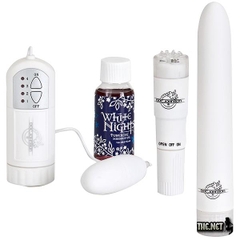 Bộ mát xa nữ cao cấp DocJohnson white nights pleasure Kit - G74