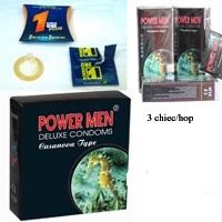 Bao cao su Powermen cá ngựa hộp 3 chiếc