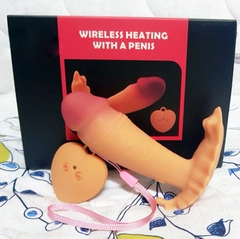 Dương vật mini có rung sưởi ấm điều khiển xa Dương vật mini có rung sưởi ấm điều khiển xa