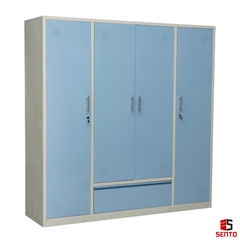 Tủ Sắt 4 Buồng 1 Ngăn Kéo - 4BNK XD Tủ Sắt 4 Buồng 1 Ngăn Kéo - 4BNK XD