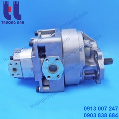 Bơm Thủy Lực Bánh Răng – Bơm Nâng Hạ 705-52-40130 Máy Xúc Lật Komatsu WA450-3 WA470-3 - Bơm Hai Tầng