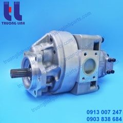 Bơm Thủy Lực Bánh Răng – Bơm Nâng Hạ 705-52-40130 Máy Xúc Lật Komatsu WA450-3 WA470-3 - Bơm Hai Tầng