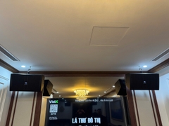 Lắp đặt cặp loa Karaoke cho anh khách ở Trúc Bạch , Hà Nội