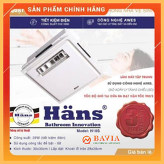 Quạt mát âm trần công tắc Häns – H10S