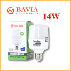 Bóng bulb trụ nhựa 14W