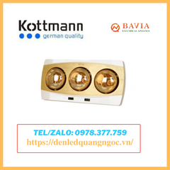 Đèn sưởi 3 bóng treo tường Kottmann – K3BH Đèn sưởi 3 bóng treo tường Kottmann – K3BH