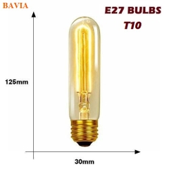 Bóng đèn trang trí EDISON QN-T10 Bóng đèn trang trí EDISON QN-T10