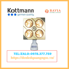 Đèn sưởi 4 bóng treo tường Kottmann – K4BG Đèn sưởi 4 bóng treo tường Kottmann – K4BG