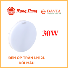 ỐP TRẦN TRÒN ĐỔI MÀU LN12 ĐM 300/30W ỐP TRẦN TRÒN ĐỔI MÀU LN12 ĐM 300/30W