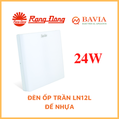ỐP TRẦN VUÔNG 24W ĐẾ NHỰA LN12N ỐP TRẦN VUÔNG 24W ĐẾ NHỰA LN12N
