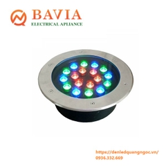 Đèn Âm Đất đổi màu 18W (RGB)