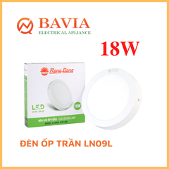 ỐP TRẦN TRÒN LN09 225/18W ỐP TRẦN TRÒN LN09 225/18W