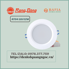 Đèn Led âm trần rạng đông 12w AT04 110/12W