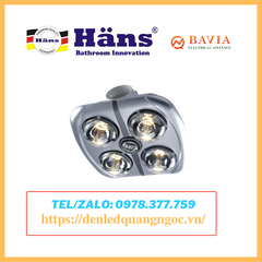 Đèn Sưởi Nhà Tắm Hans H-4B 4 Bóng Treo Tường