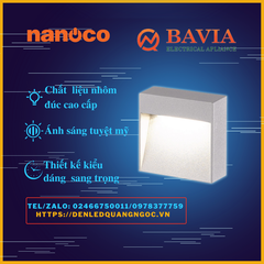 Đèn ốp tường Nanoco, ngoài trời NSL1713