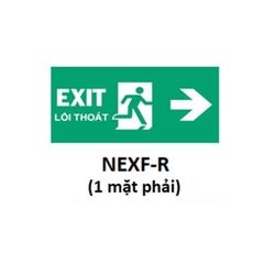 Hình chỉ hướng mặt phải Đèn Exit - sự cố NEXF-R