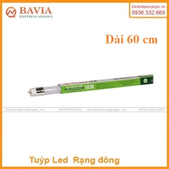 Bóng đèn LED Tuýp rạng đông T8 0.6m 10W thủy tinh