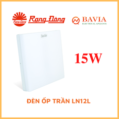 ỐP TRẦN VUÔNG 15W RẠNG ĐÔNG LN12