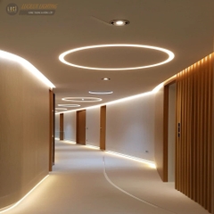 Đèn Led thanh nhôm profile âm trần thạch cao Đèn Led thanh nhôm profile âm trần thạch cao