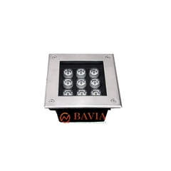 Đèn Led âm sàn vuông BAVIA UG802-9W