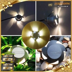 Đèn Led Âm tường, âm bậc cầu thang LC-WU3301 Đèn Led Âm tường, âm bậc cầu thang LC-WU3301