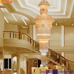 Đèn chùm pha lê thông tầng BAVIA QN0010 Đèn chùm pha lê thông tầng BAVIA QN0010