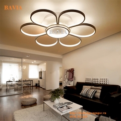 Đèn mâm ốp trần Cánh hoa sơn trà QN-1284 Đèn mâm ốp trần Cánh hoa sơn trà QN-1284
