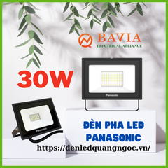 Đèn pha LED Panasonic 30W ánh sáng trắng