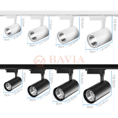 Đèn rọi ray 12W BA-COB-12 Đèn rọi ray 12W BA-COB-12