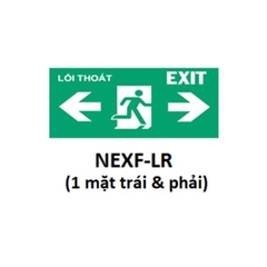 Hình chỉ hướng mặt trái và phải Đèn Exit - sự cố NEXF-LR