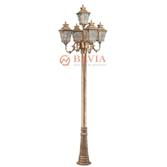 Cột đèn sân vườn cổ điển GL-C3004-5 Cột đèn sân vườn cổ điển GL-C3004-5