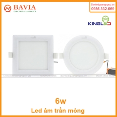 Đèn LED âm trần siêu mỏng 6W