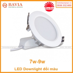 Đèn Led âm trần đổi màu 7W (DA)