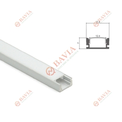 Thanh nhôm lắp nổi LN509 17*7mm Thanh nhôm lắp nổi LN509 17*7mm