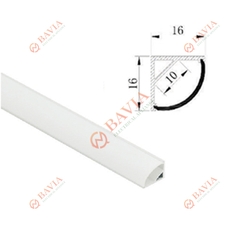 Thanh nhôm lắp góc LN601  16*16mm Thanh nhôm lắp góc LN601  16*16mm