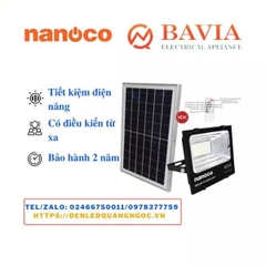 ĐÈN PHA LED SOLAR 60W NANOCO-NLFS060615 - IP67