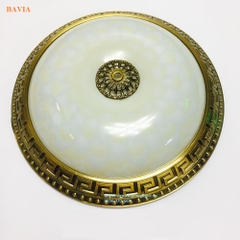 Đèn ốp trần Bát Tràng cổ điển QN-1266 Đèn ốp trần Bát Tràng cổ điển QN-1266