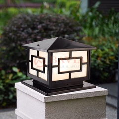 Đèn trụ cổng nhôm có mái BA-MT2020V Đèn trụ cổng nhôm có mái BA-MT2020V