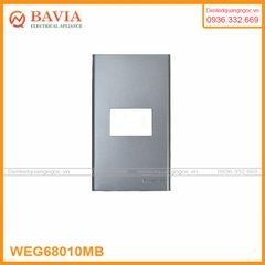 Mặt 1 thiết bị WEG68010MB ( Màu đen ) Mặt 1 thiết bị WEG68010MB ( Màu đen )
