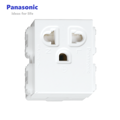 Ổ cắm 3 lỗ đơn có màn che Panasonic WEV1181SW