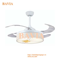 Đèn quạt trang trí hiện đại Y42-7560WH Đèn quạt trang trí hiện đại Y42-7560WH