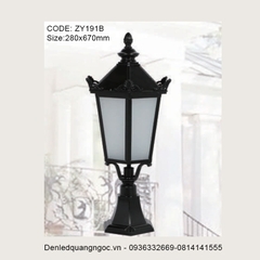 Đèn trụ cổng cổ điển ZY191B Đèn trụ cổng cổ điển ZY191B