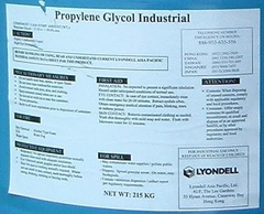PROPYLENE GLYCOL (INDUSTRY)