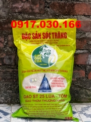 Gạo lúa tôm St25 (DNTN Hồ Quang Trí) túi 5kg