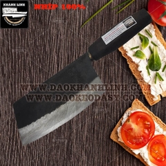 Dao bếp Đa Sỹ - Khánh Linh nhíp 100%: Dao thái phở (dao thái vuông) cán đen