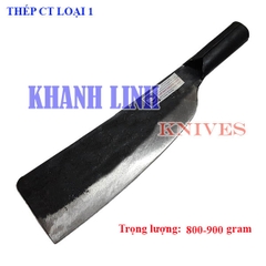 Dao phay chặt xương nhà bếp (800-900gram) Khánh Linh - Đa Sỹ làm bằng thép loại 1